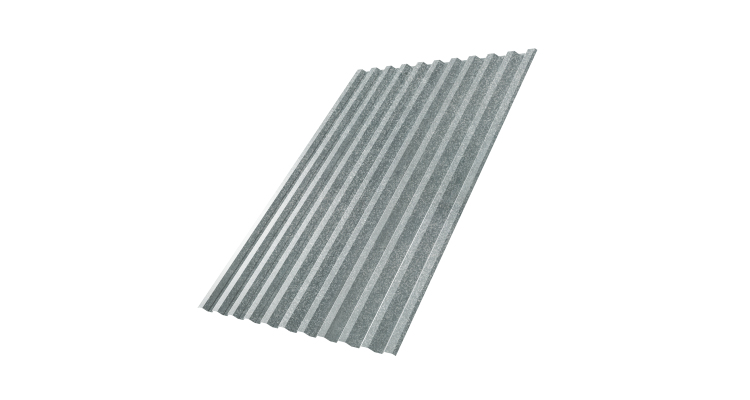 Профнастил профиль С21 R толщина листа 0,55 Zn