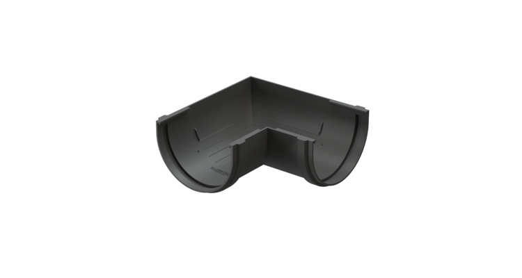 Угол желоба 90˚ Premium, графит