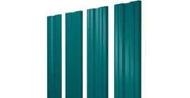 Штакетник Twin с прямым резом 0.45 PE RAL 5021 водная синь