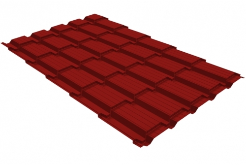 Профиль волновой квадро профи 0,45 Полиэстер RAL 3011 коричнево-красный