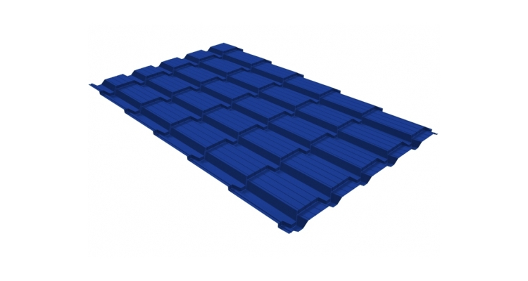 Профиль волновой квадро профи 0,45 Полиэстер RAL 5002 ультрамариново-синий