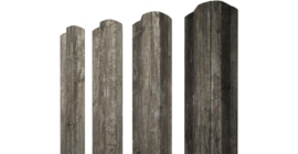 Штакетник М-образный B фигурный 0,45 Print Elite Nordic Wood TwinColor