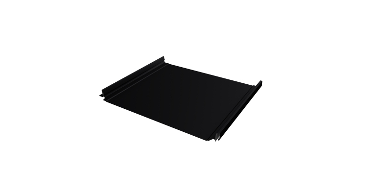 Кликфальц Pro Grand Line 0,5 PurLite Matt с пленкой на замках RAL 9005 черный