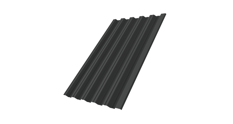 Профнастил HC35R 0,5 Satin Matt TX RAL 7016 антрацитово-серый