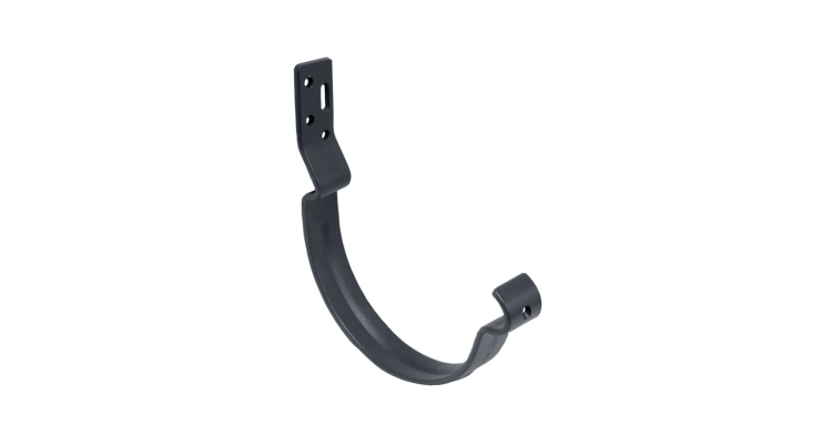 Крюк короткий полоса 150 мм Мatt RAL 7024 мокрый асфальт