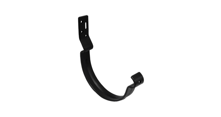 Крюк короткий полоса 150 мм Мatt RAL 9005 черный