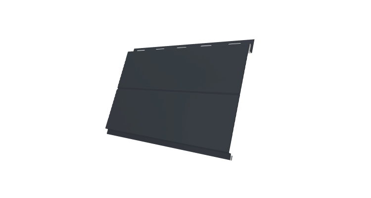 Вертикаль 0,2 GL line 0.5 Rooftop Бархат с пленкой RAL 7024 мокрый асфальт