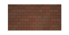 Черепица гибкая Tegola Toscana terracotta 406 (терракотта)