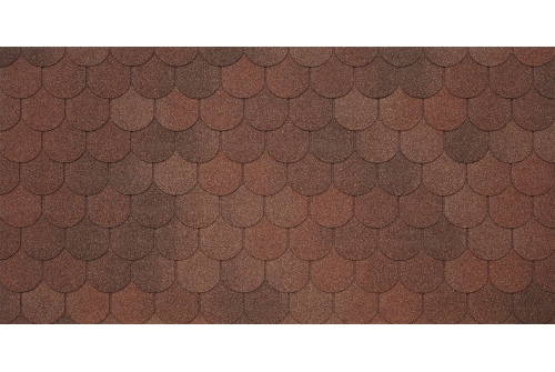 Черепица гибкая Tegola Assisi terracotta 420 (терракотта)