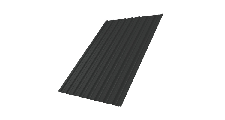 Профнастил С10A 0,5 Satin Matt TX RAL 7016 антрацитово-серый
