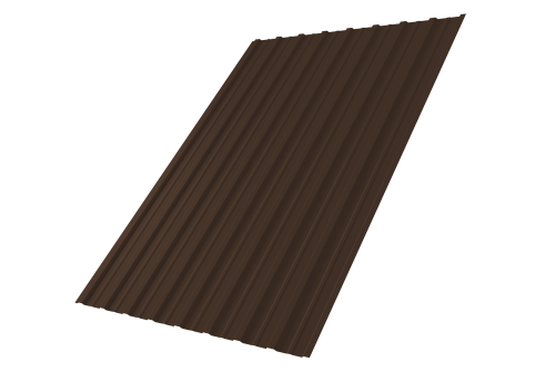 Профнастил С10A 0,5 Drap TX RAL 8017 шоколад