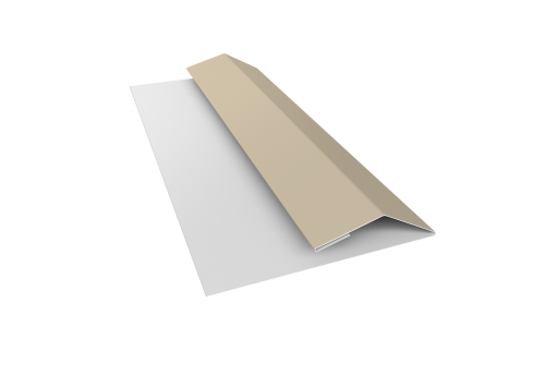 Планка финишная Блок-хаус new 0,45 Drap TX RAL 1015 светлая слоновая кость (3м)