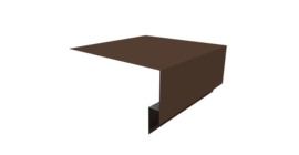 Планка околооконная сложная Блок-хаус new 200х75х27 0,45 Drap RAL 8017 шоколад (3м)