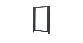 Калитка Жалюзи Texas 1.8х1 RAL 7024 без заполнения (ламель150 мм)