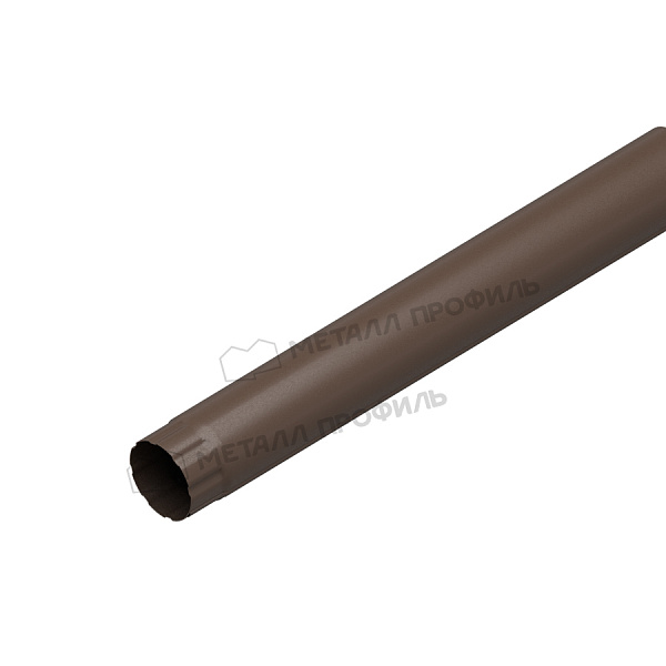 Труба водосточная Металл Профиль Foramina Freeze D100х3000 DarkBrown