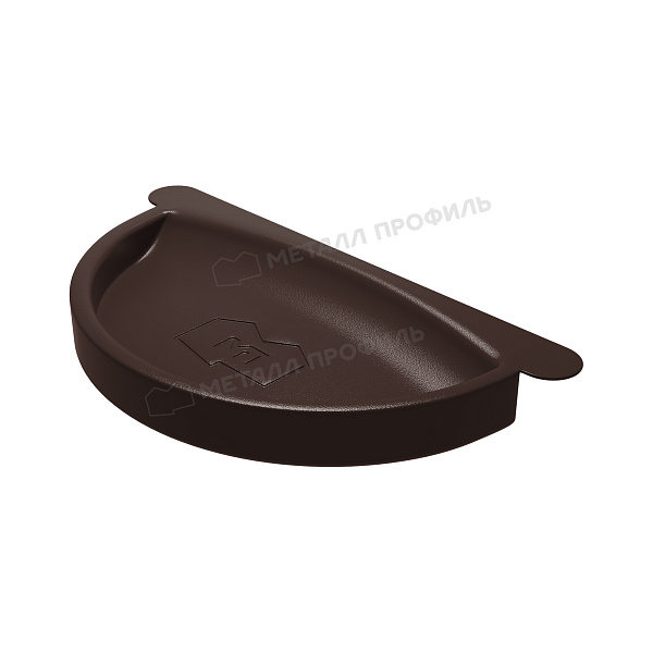 Заглушка желоба Металл Профиль Foramina PUR D150 RAL 8017