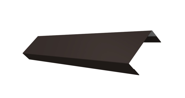 Ламель лицевая 50 забора жалюзи Texas 0.45 PE-Double с пленкой RR 32 темно-коричневый