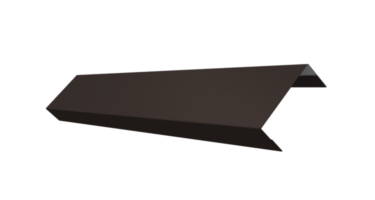 Ламель обратная 50 забора жалюзи Texas 0.45 Drap с пленкой RR 32 темно-коричневый