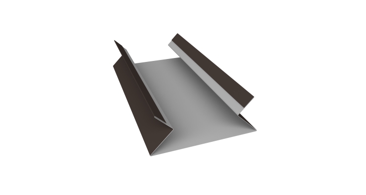 Планка угла внутреннего составная верхняя 0,5 Satin Matt RR 32 темно-коричневый (2м)