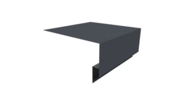 Планка околооконная сложная Экобрус Grand Line 250х75х25 0,45 Drap TR RAL 7024 мокрый асфальт (3м)