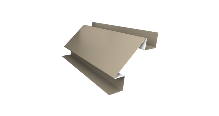 Угол внутренний сложный 75мм 0,45 Drap TX RAL 1015 светлая слоновая кость (3м)