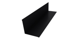 Угол внутренний 110х110 0,45 Drap TR RAL 9005 черный (2м)