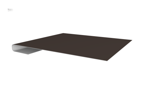 Планка завершающая 0,45 Drap TX RR 32 темно-коричневый (3м)