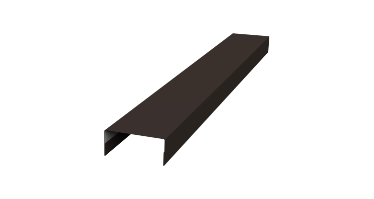 Крышка 30х15 жалюзи Texas 0,45 Drap TX RR 32 темно-коричневый (3м)