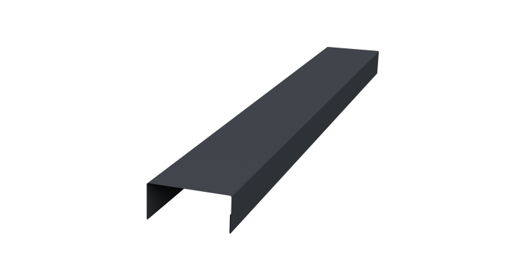 Крышка 30х20 жалюзи Texas 0,5 Drap TX RAL 7024 мокрый асфальт (3м)