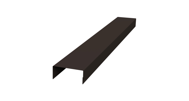 Крышка 45х20 жалюзи Texas 0,5 Drap RR 32 темно-коричневый (2,5м)