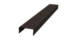 Крышка 45х20 жалюзи Texas 0,5 Velur X RR 32 темно-коричневый (3м)