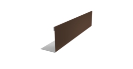 Нащельник 150 Texas 25х35 0,5 Satin Matt RAL 8017 шоколад (L2,0)