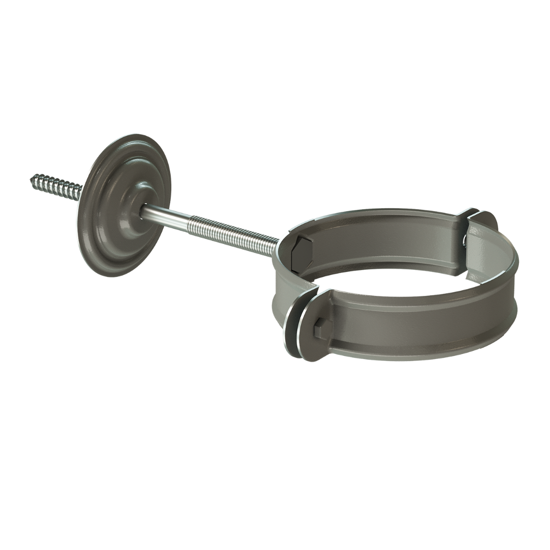 Хомут для водосточной трубы Stal Premium, графит