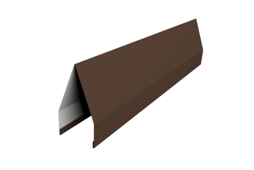 Ламель забора жалюзи Tokyo 0,5 Satin с пленкой RAL 8017 шоколад