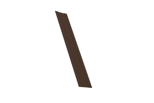 Крепежная планка жалюзи Milan, Milan Slim, Tokyo 0,45 Drap-double TX RAL 8017 шоколад (1,8м)