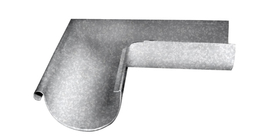 Угол желоба внешний GL ZN 90 гр 150 мм Zn цинк