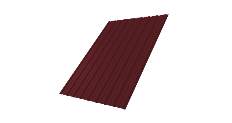 Профнастил С10В 0.45 Drap RAL 3005 красное вино